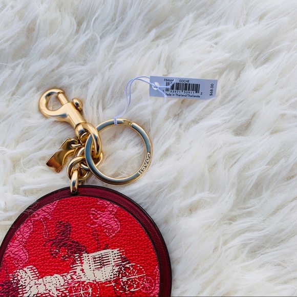 Coach Horse And Carriage Keychain - Picture 3 of 6